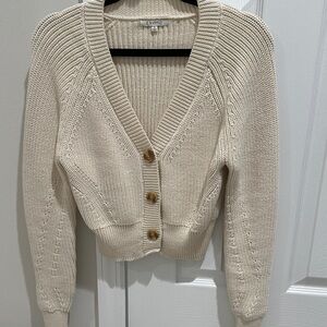 Zsupply Ivory Button-Up Cardigan